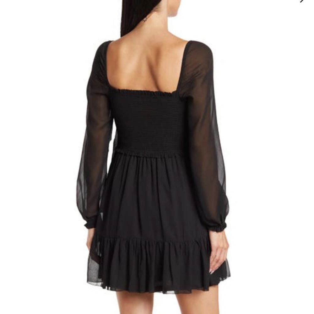 NWOT Georgette Black Dress